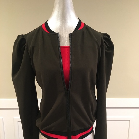 Puff sleeves Jacket (NWOT) - Picture 4 of 5